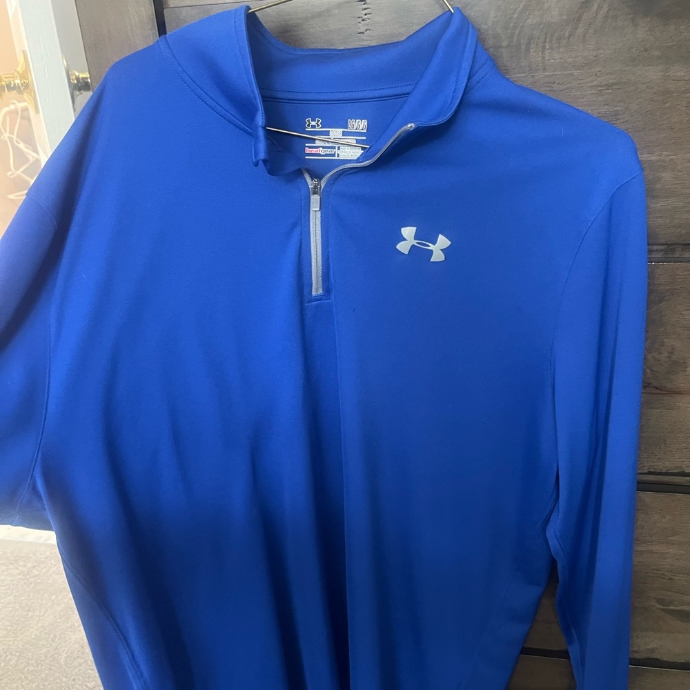 Under Armour Royal Blue Zip-Up Top